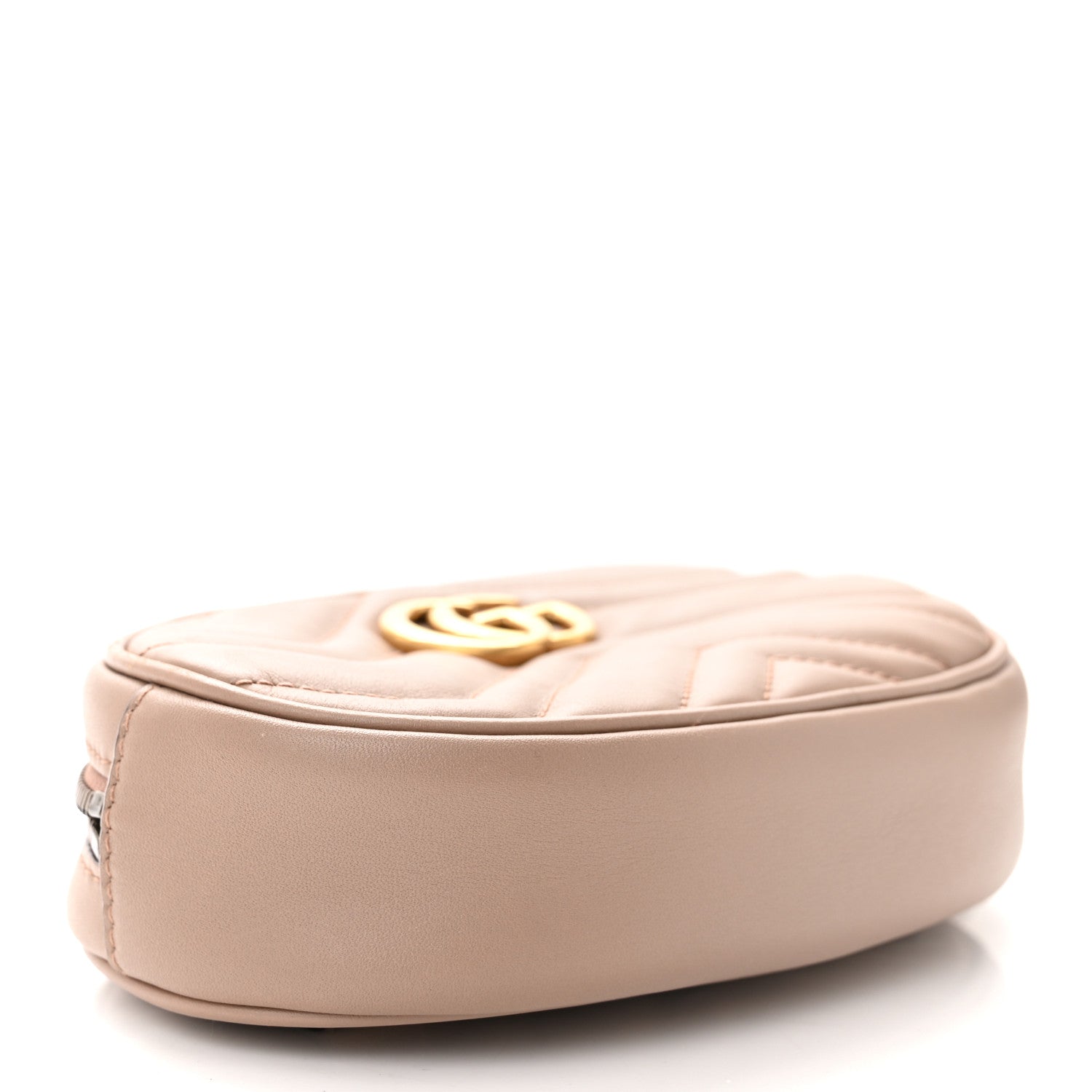Gucci Calfskin Matelasse GG Marmont Belt Bag 85 34 Porcelain Rose 4 of 13