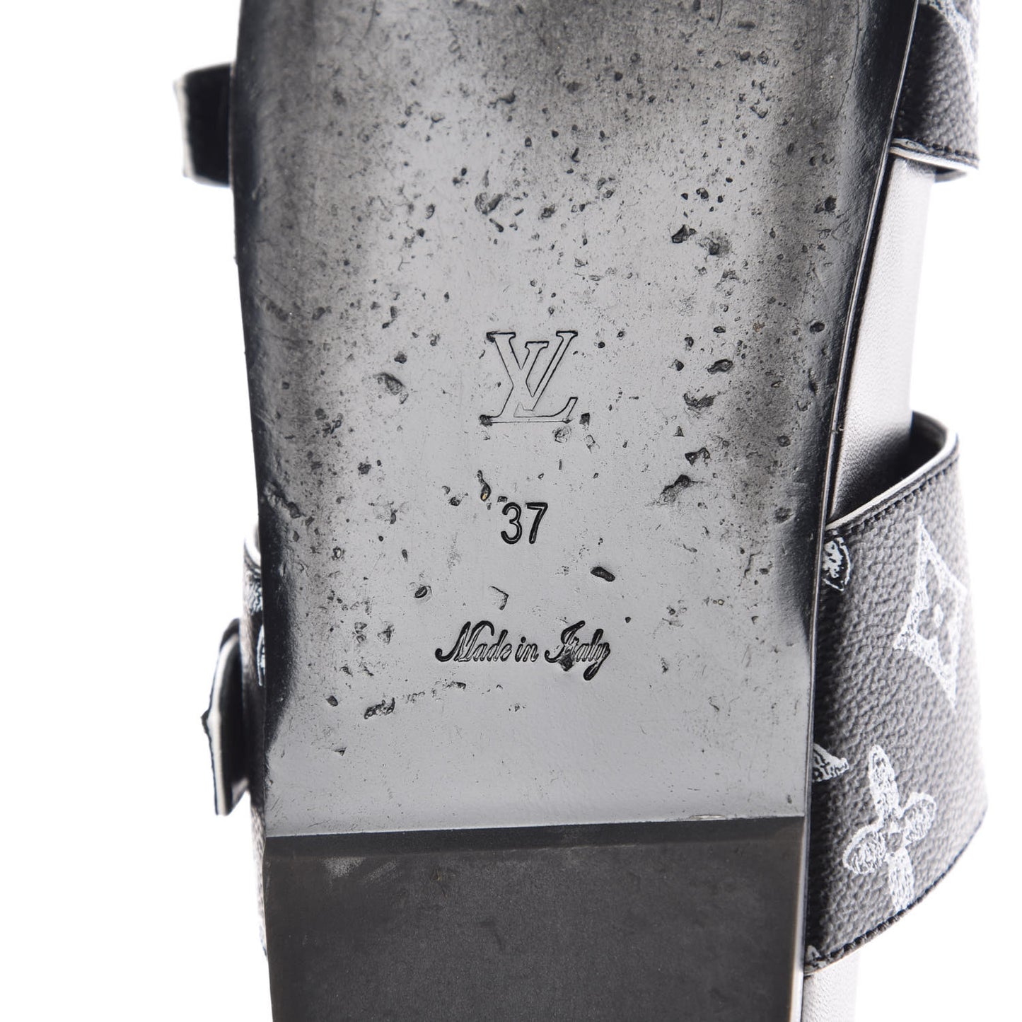 Catogram Bom Dia Flat Mule 37 Black White
