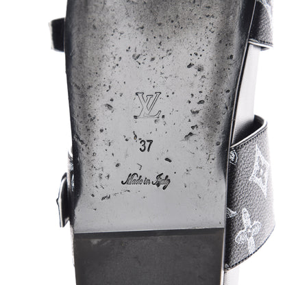 Louis Vuitton Catogram Bom Dia Flat Mule 37 Black White 8 of 10