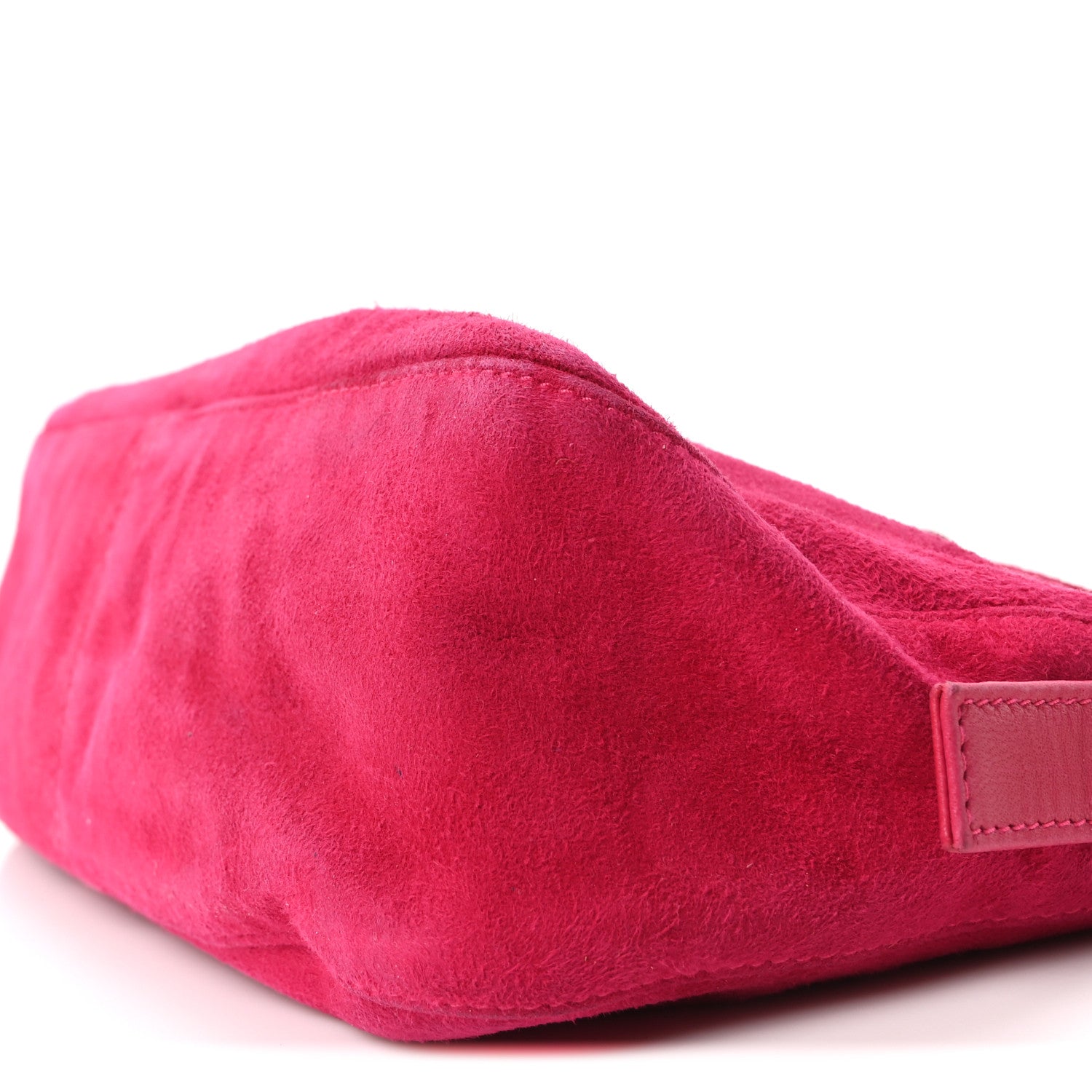 Fendi Suede Baguette Flap Fuchsia 9 of 9