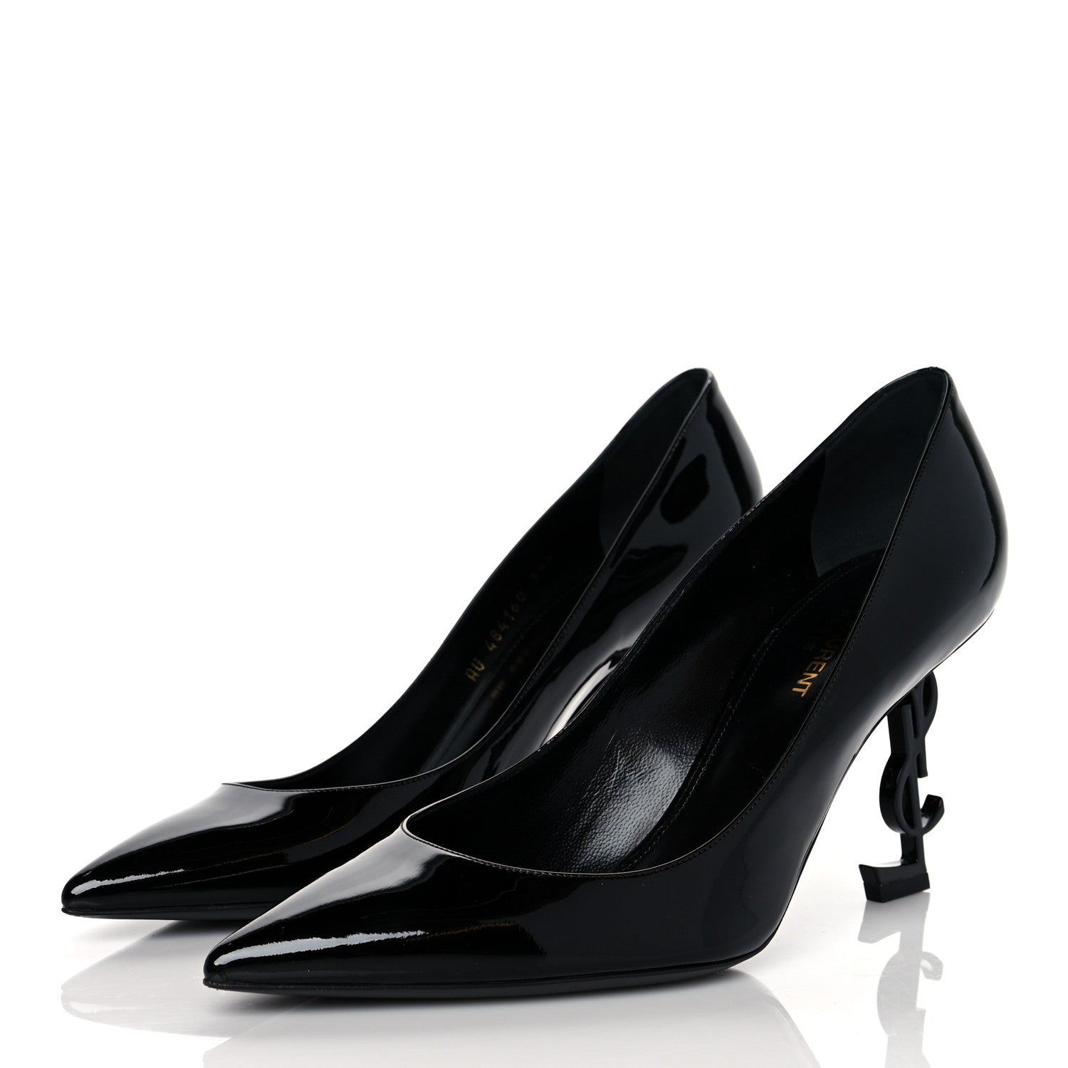 Saint Laurent Patent Opyum 85 Pumps 39.5 Black 3 of 8