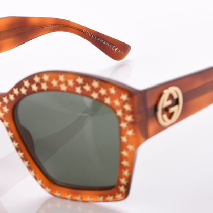 Gucci Square Frame Star Sunglasses GG 3870/S Light Tortoiseshell 6 of 8