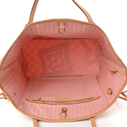 Louis Vuitton Damier Azur Tahitienne Neverfull MM 4 of 4