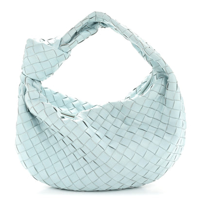 Bottega Veneta Nappa Intrecciato Teen Jodie Hobo Teal Washed 1 of 40