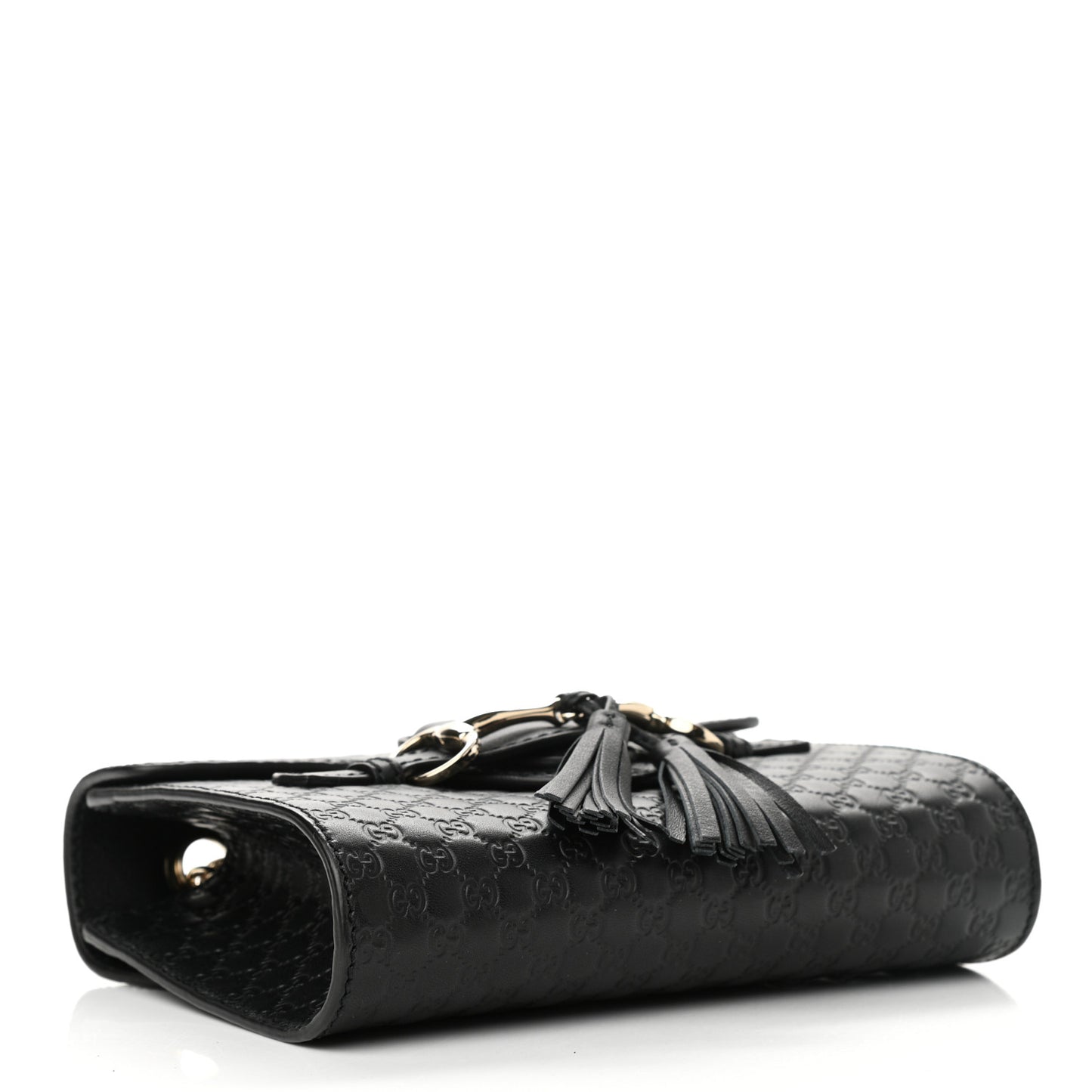 Microguccissima Mini Emily Shoulder Bag Black