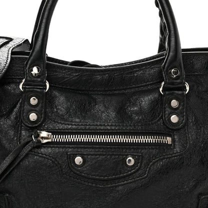 Balenciaga Agneau Classic Silver Hardware S City Black 8 of 10