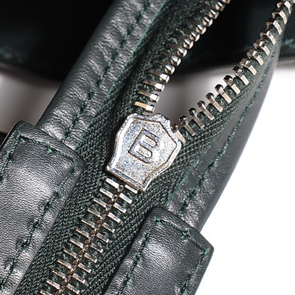 Balenciaga Smooth Calfskin Metallic Patent Giant 12 Silver Hardware City Vert Poker Fonce 12 of 14