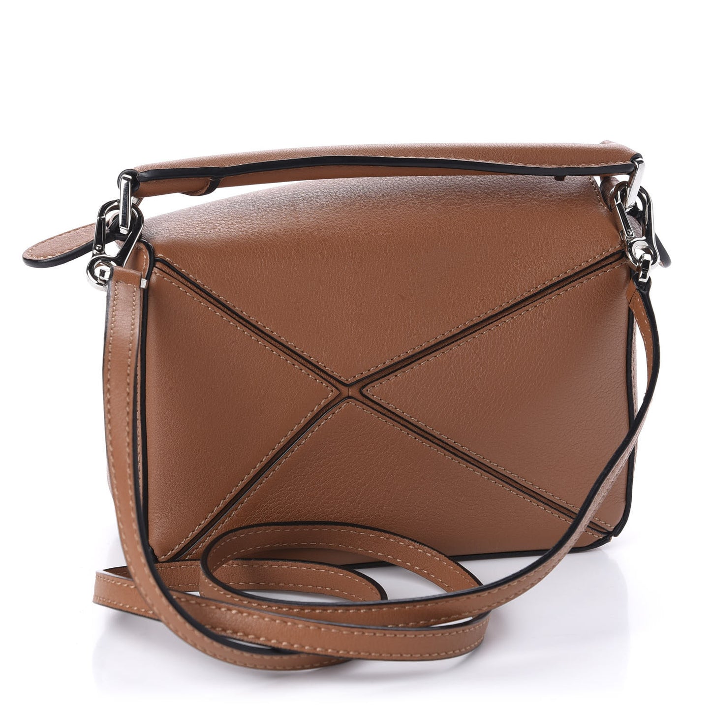 Calfskin Mini Puzzle Bag Tan
