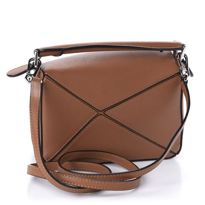Loewe Calfskin Mini Puzzle Bag Tan 3 of 10