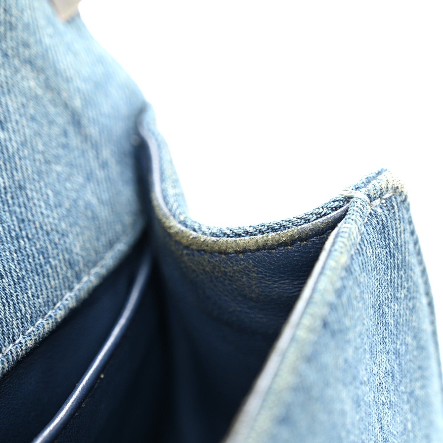 Chanel Denim Quilted Medium Boy Flap Blue 11 of 11