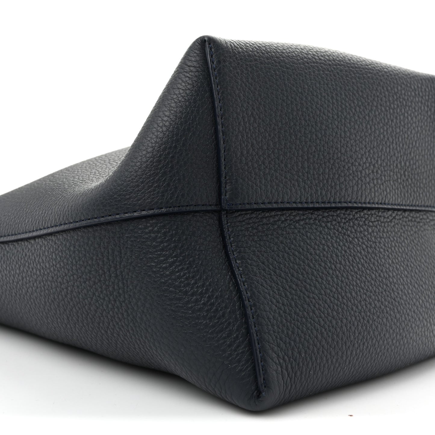 Grained Calfskin Medium N/S Park Tote Marine