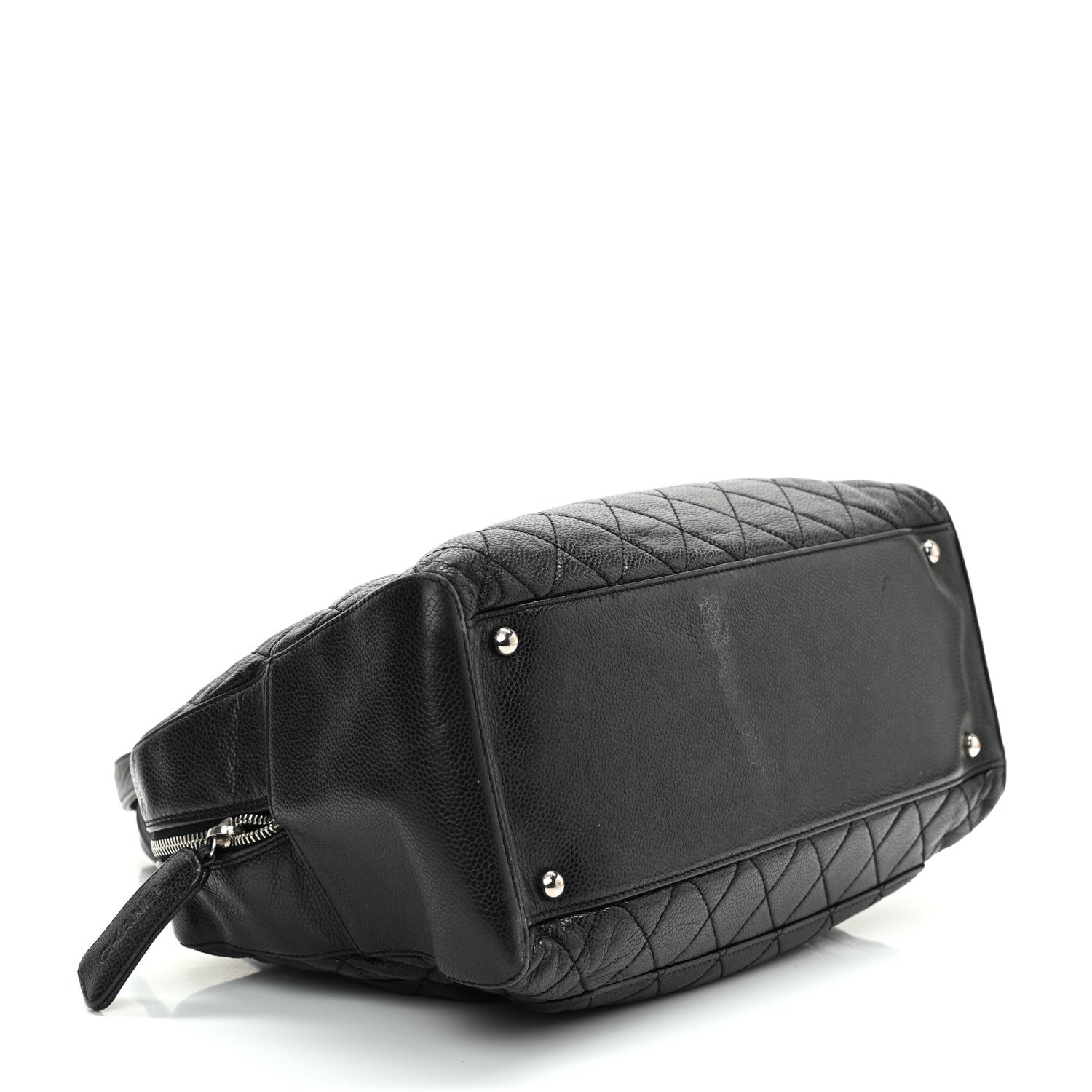 Chanel Caviar Quilted Bowler Black 4 of 12