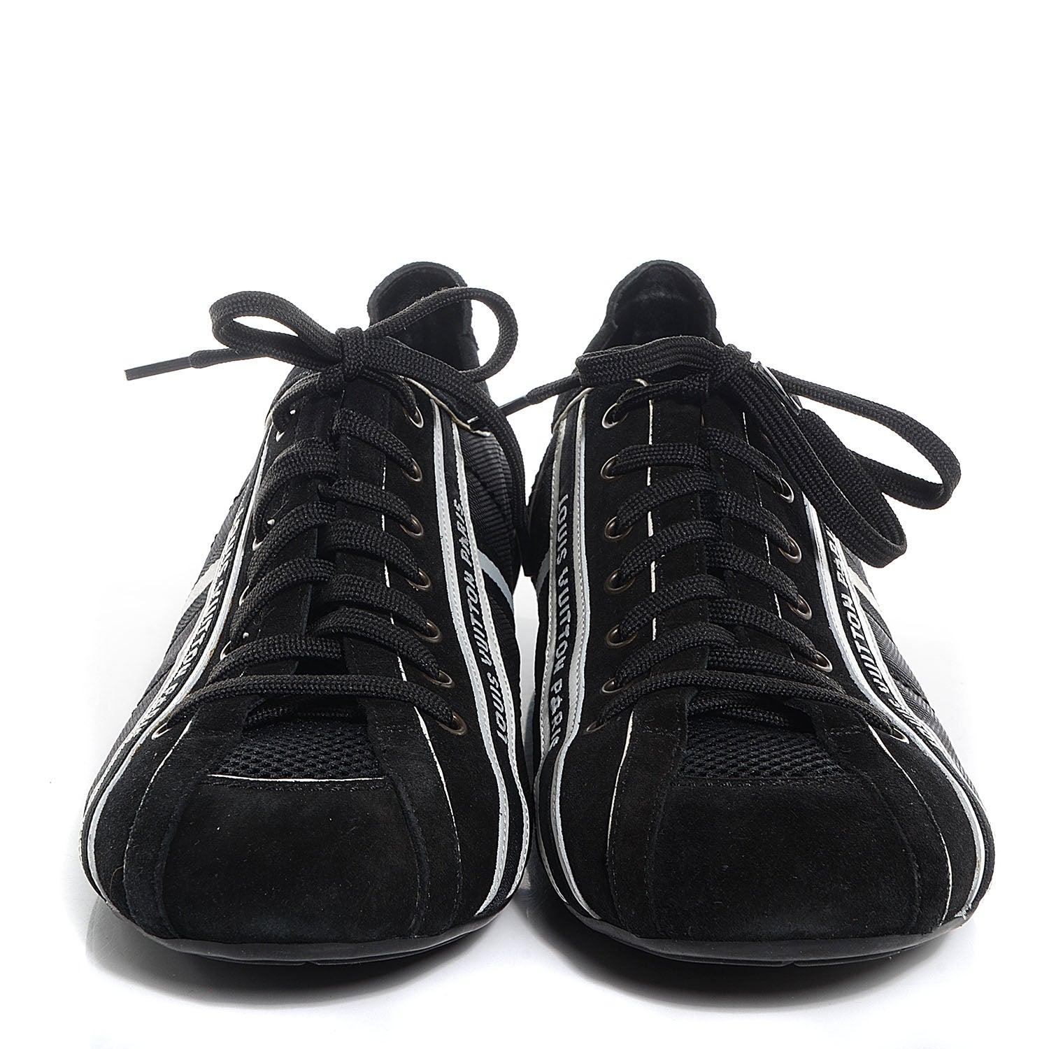 Louis Vuitton Canvas Suede Impulsion Sneaker 9.5 Black 2 of 8