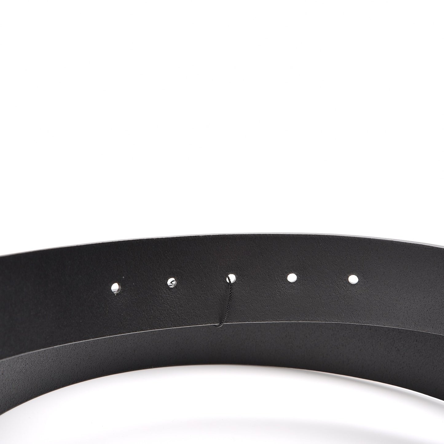 Selleria Calfskin Monochrome Interlocking G 37mm Belt 105 42 Black