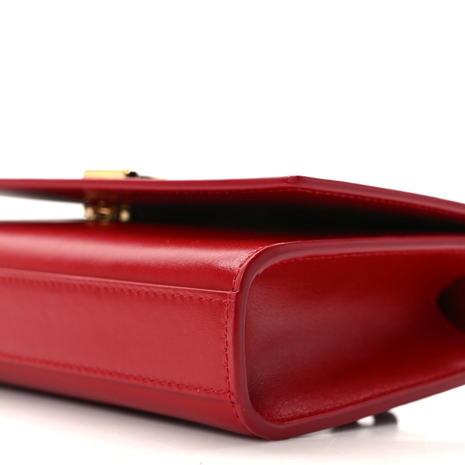 Saint Laurent Smooth Calfskin Monogram Kate Belt Bag Red 9 of 11
