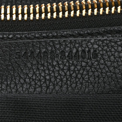 Alexander McQueen Grained Calfskin Padlock Crossbody Bag Black 8 of 10