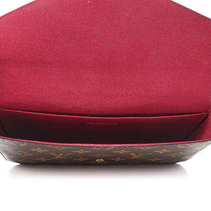 Louis Vuitton Monogram Pochette Felicie Chain Wallet Fuchsia 6 of 12