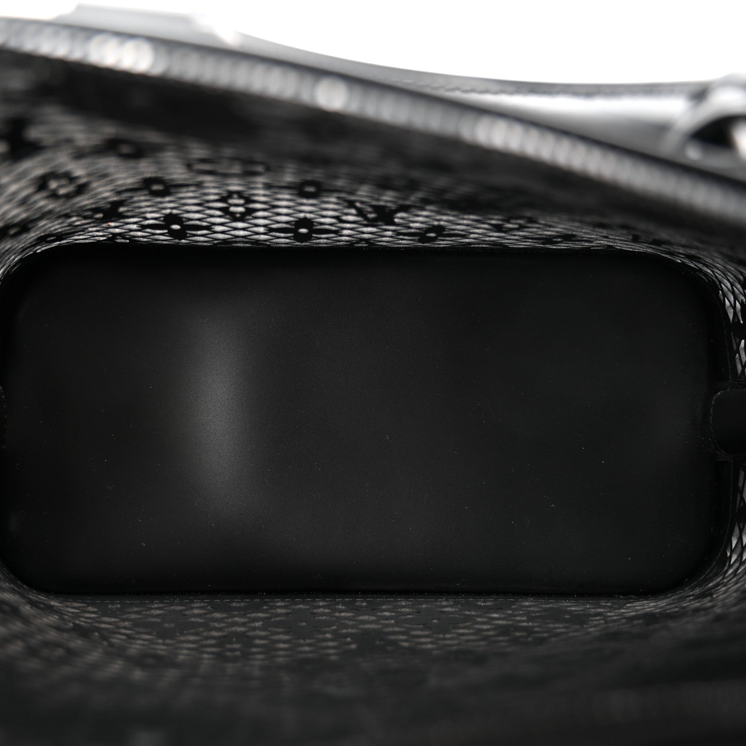 Louis Vuitton Patent Calfskin Laced Monogram Alma PM Black 5 of 9