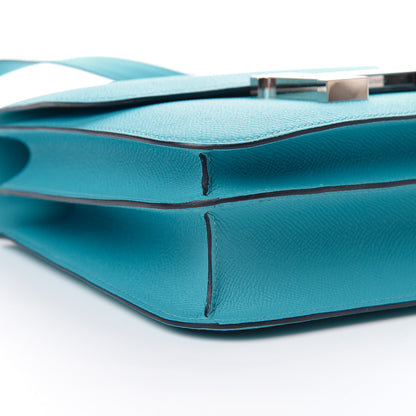 Hermes Epsom Constance 24 Bleu Du Nord 8 of 10