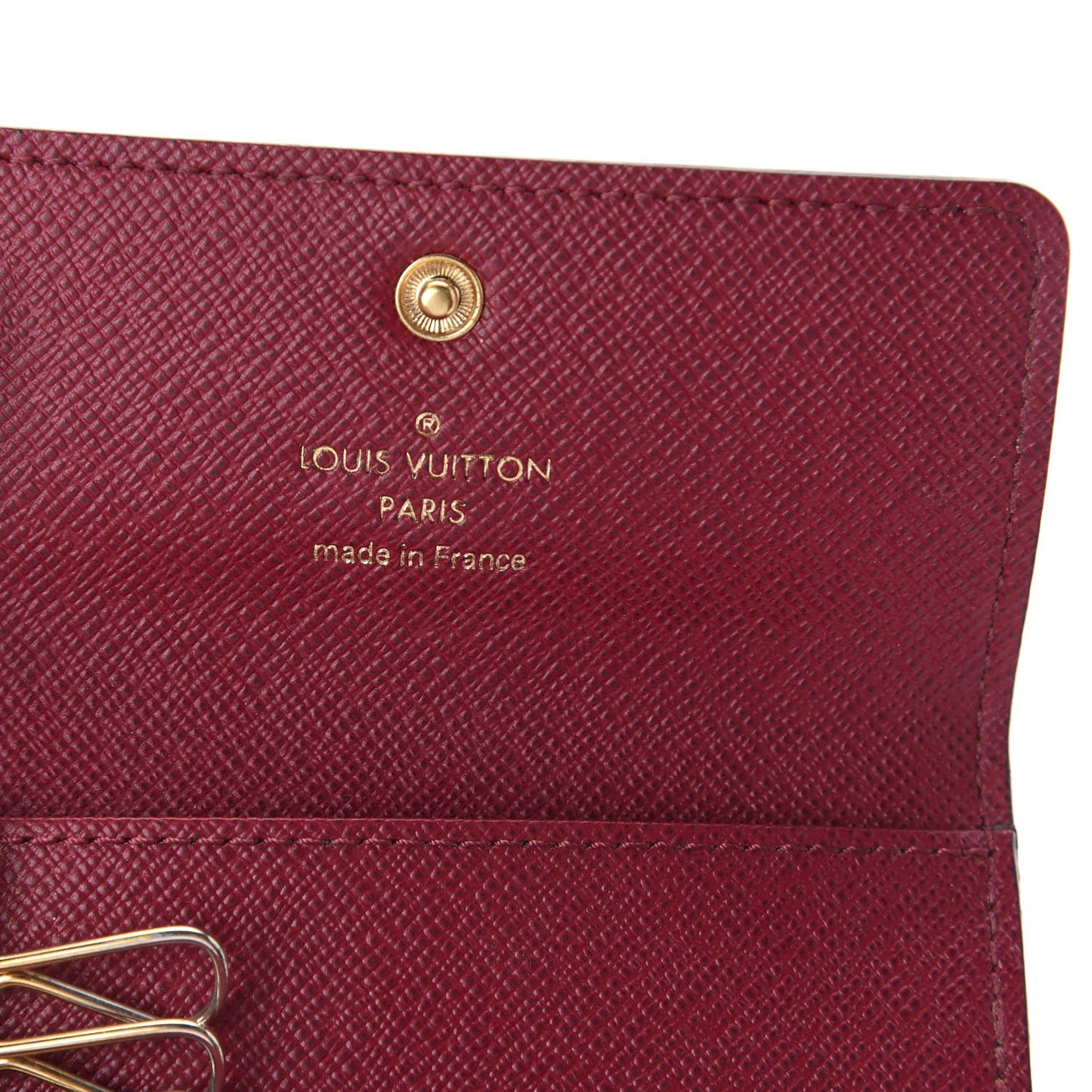 Monogram 4 Key Multicles Holder Fuchsia