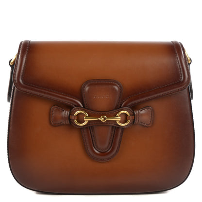 Gucci Calfskin Medium Lady Web Shoulder Bag Cuir 1 of 7