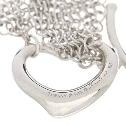 Tiffany Sterling Silver Elsa Peretti Open Heart Mesh Toggle Bracelet 3 of 3