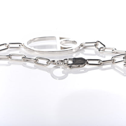 Hermes Sterling Silver Large Amulette Chaine D'Ancre Necklace 4 of 7
