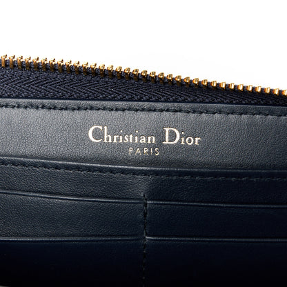 Christian Dior Oblique 30 Montaigne Zip Around Wallet Blue 6 of 12