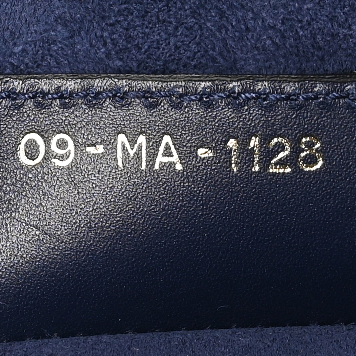 Calfskin Saddle Bag  Indigo Blue