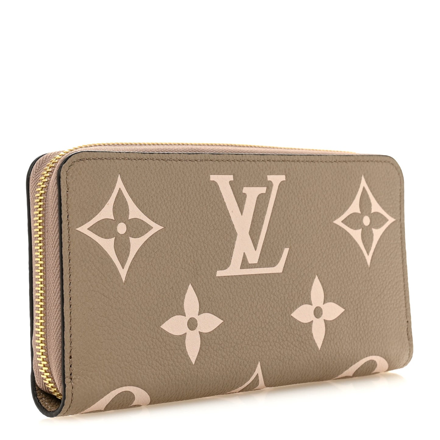 Empreinte Monogram Giant Zippy Wallet Tourterelle Creme