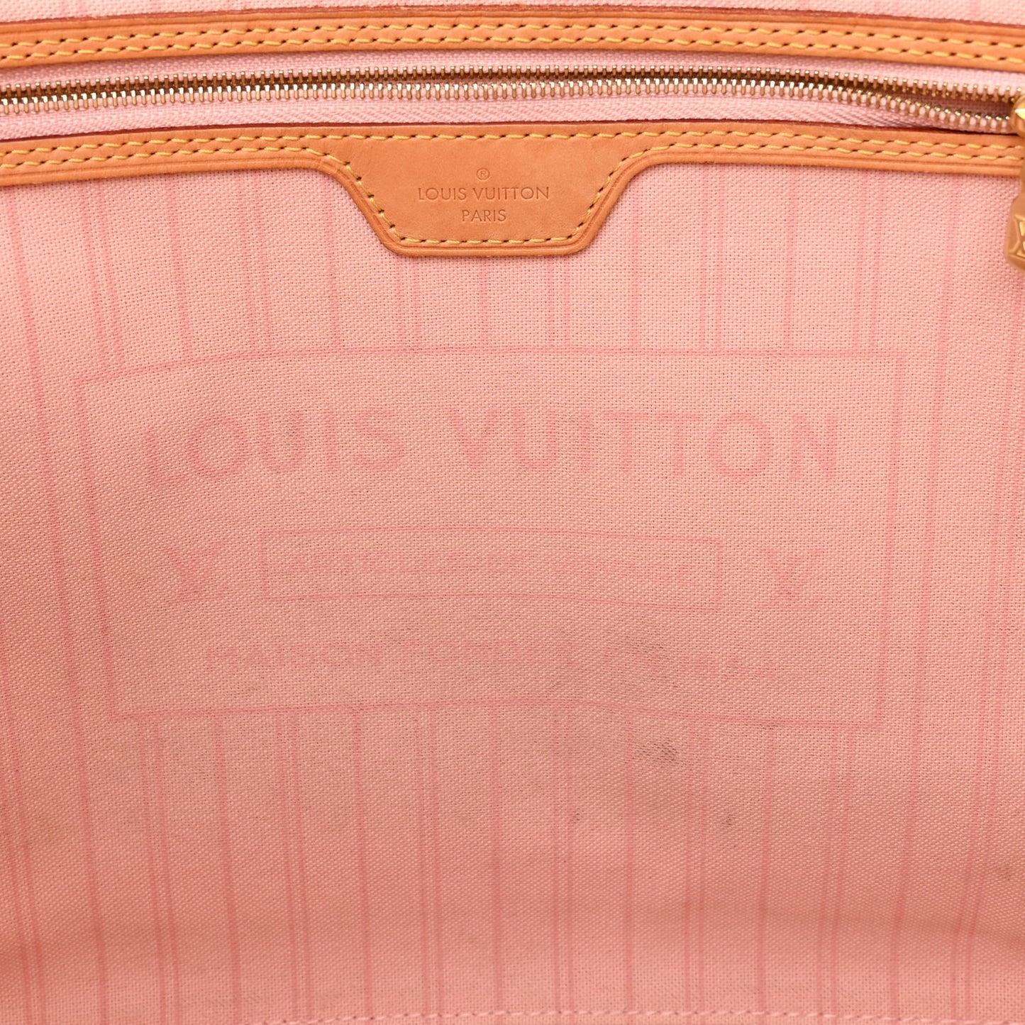 Damier Azur Neo Neverfull MM Rose Ballerine