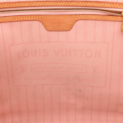Louis Vuitton Damier Azur Neo Neverfull MM Rose Ballerine 6 of 16