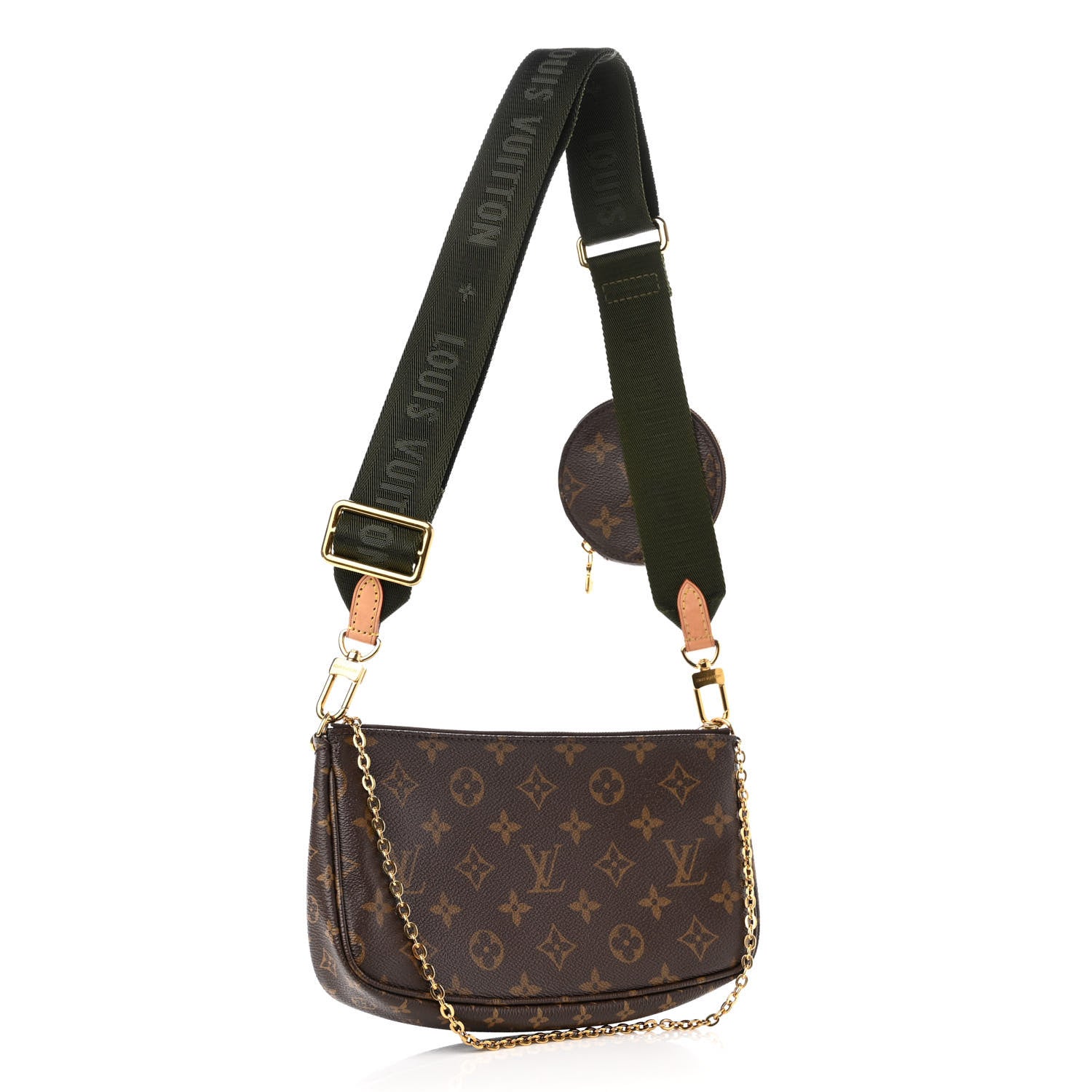 Louis Vuitton Monogram Multi Pochette Accessories Kaki 3 of 13