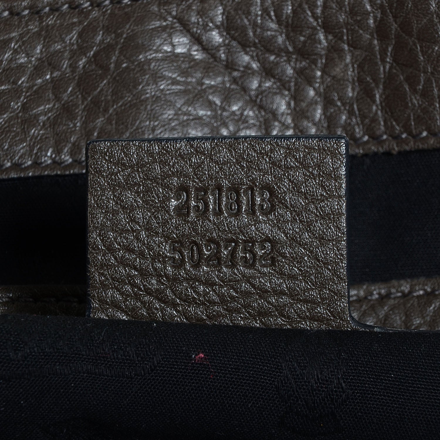 Gucci Suede Medium 1973 Top Handle Satchel Olive 7 of 7