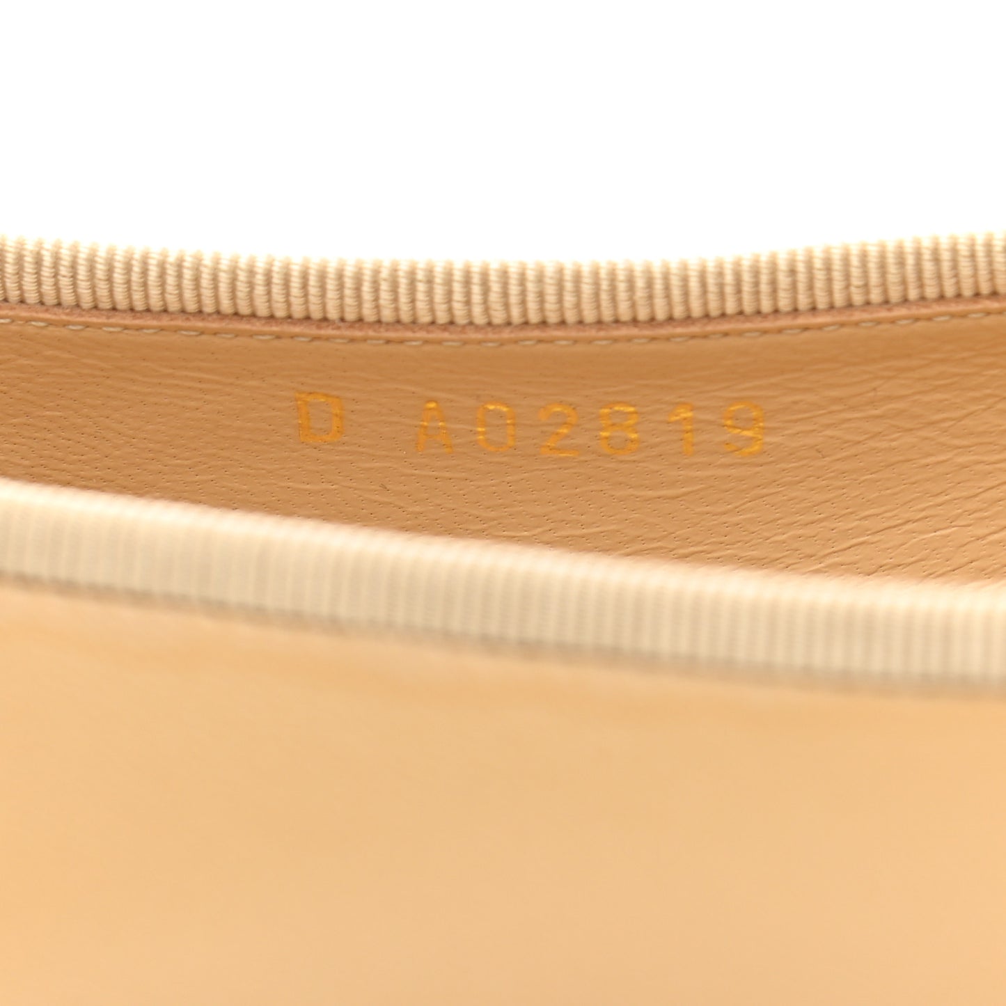 Lambskin Cap Toe CC Ballerina Flats 38 Beige Black