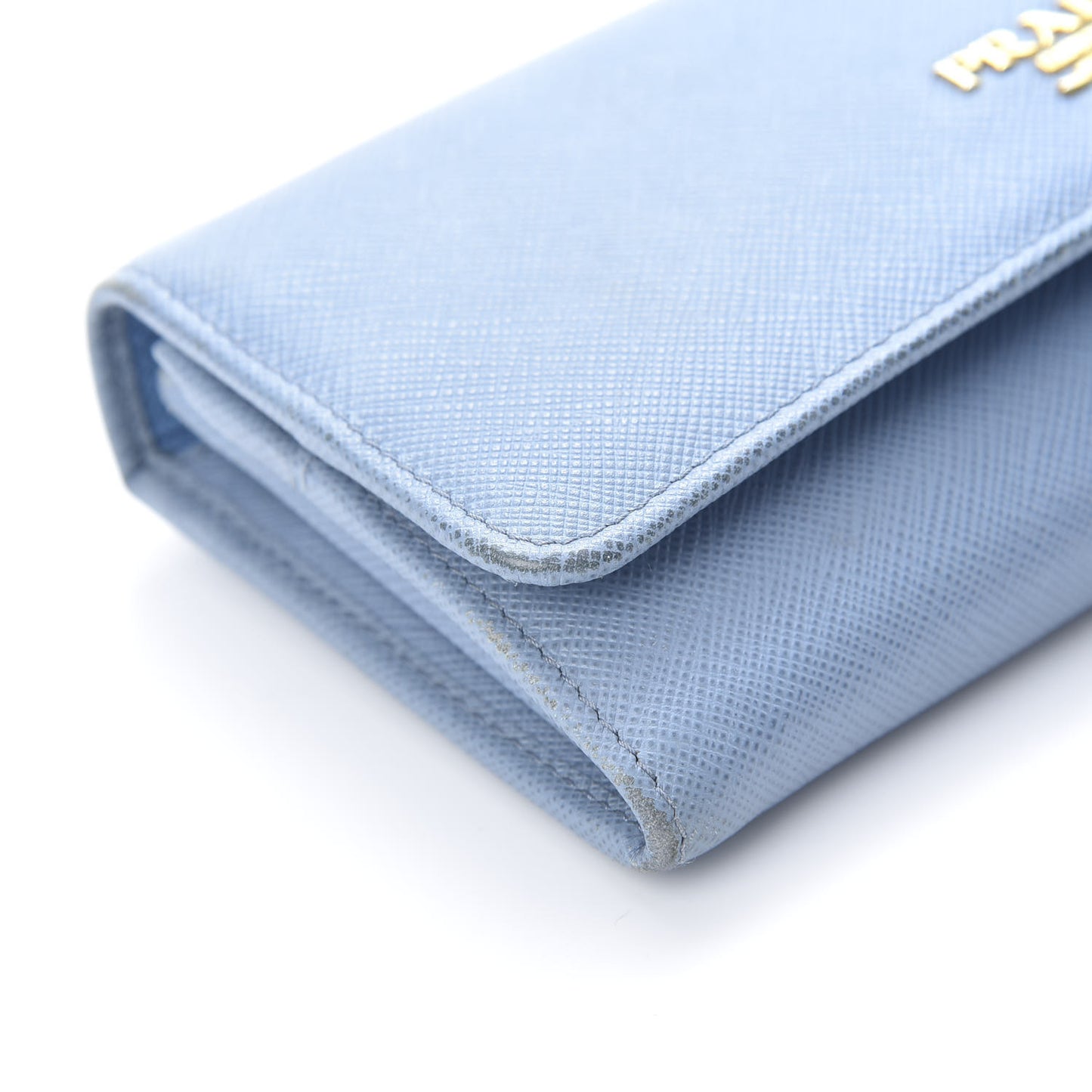 Saffiano Multicolor Continental Flap Wallet Astrale Mare