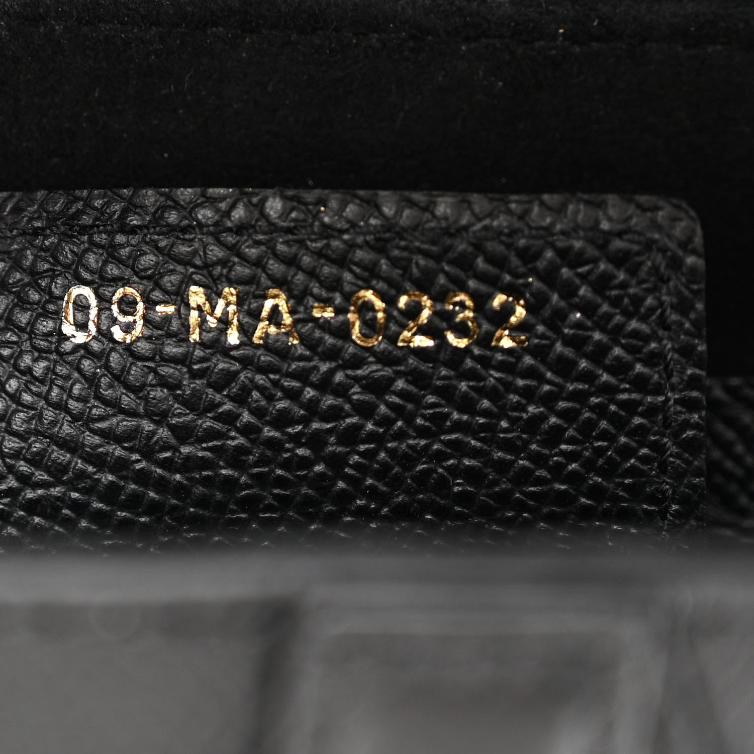 Christian Dior Grained Calfskin Saddle Bag Black 7 of 10