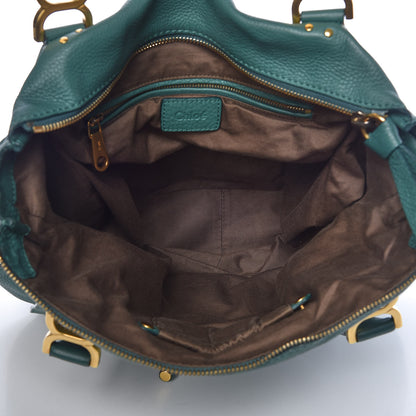 Chloe Calfskin Large Marcie Satchel Emerald 5 of 12