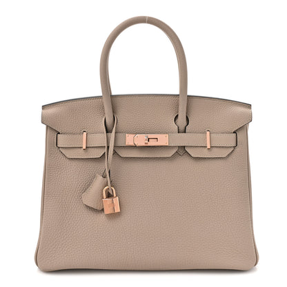 Hermes Togo Birkin 30 Gris Tourterelle 1 of 14