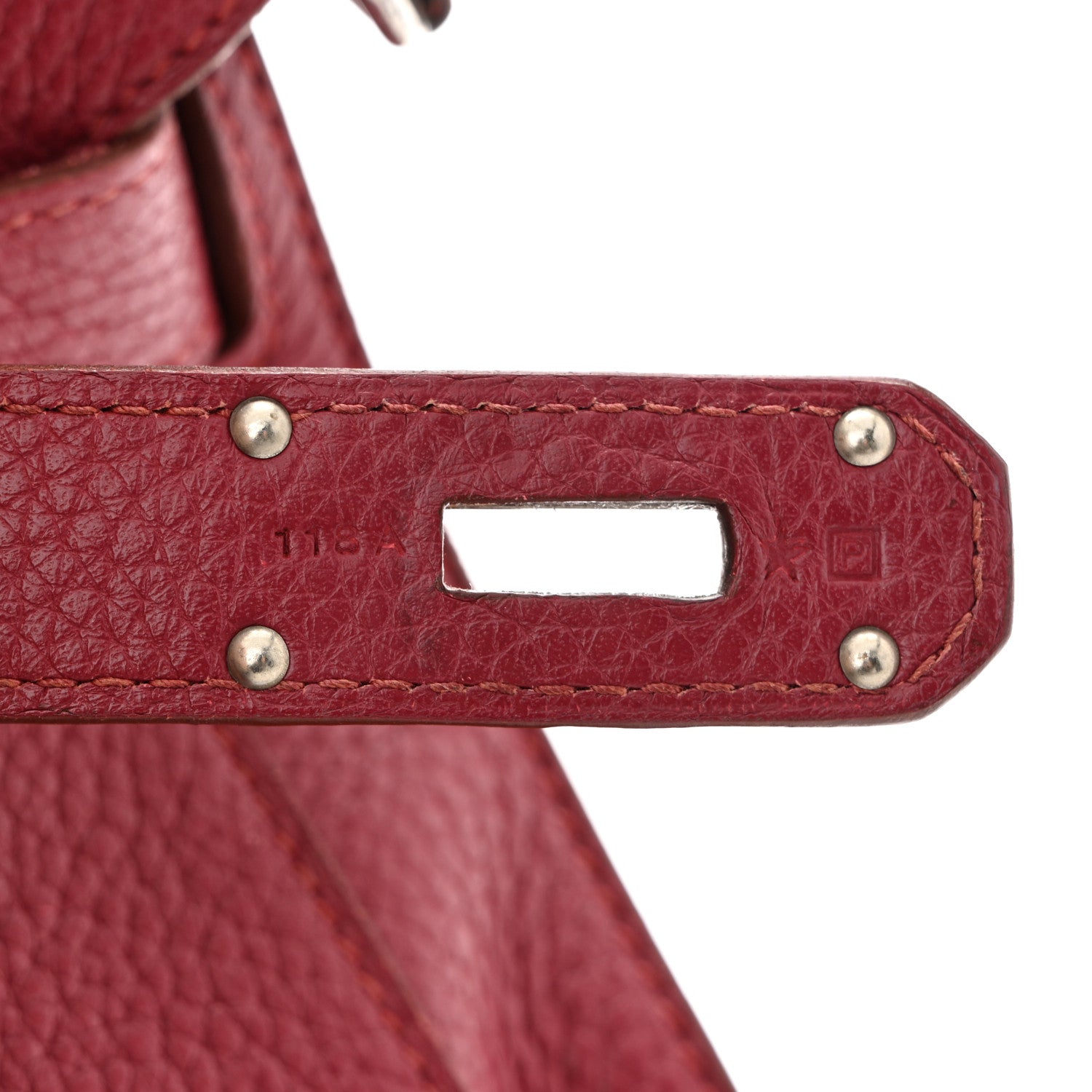 Hermes Taurillon Clemence Jypsiere 34 Rubis 7 of 10