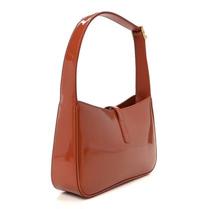 Saint Laurent Patent Le 5 A 7 Hobo Mild Rose 3 of 10