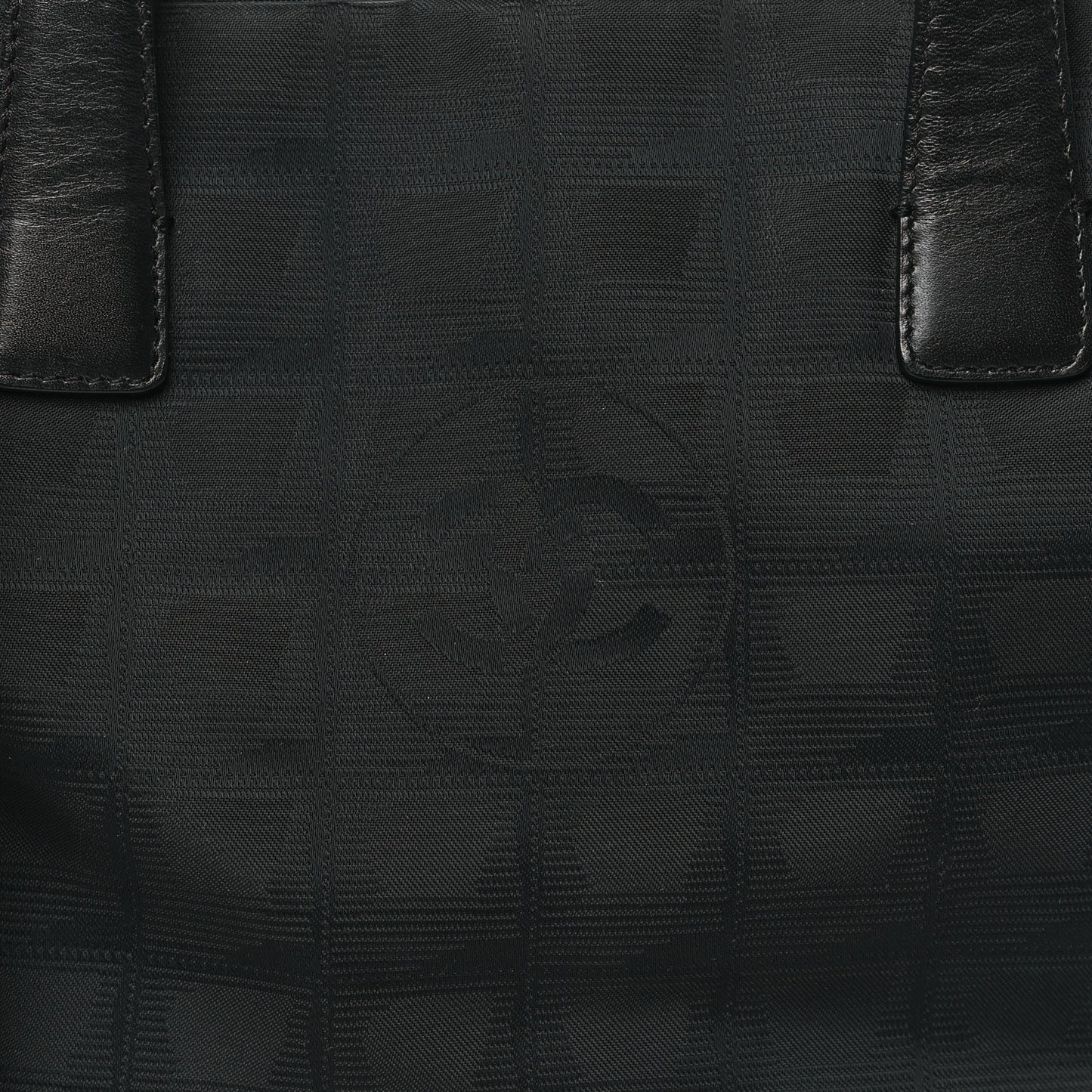 Nylon Travel Shoulder Bag Black