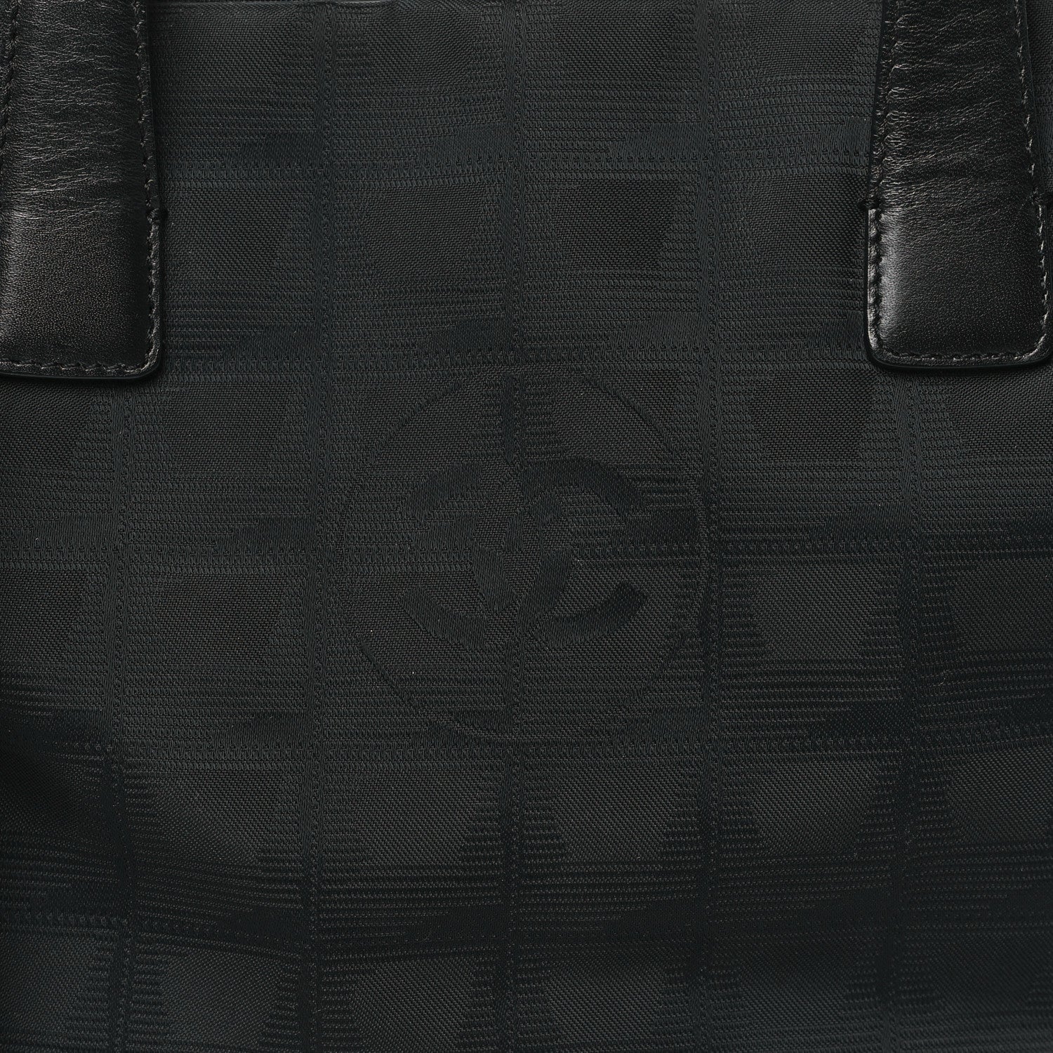 Chanel Nylon Travel Shoulder Bag Black 8 of 11