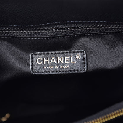 Chanel Caviar Quilted Grand Shopping Tote GST Black 8 of 13