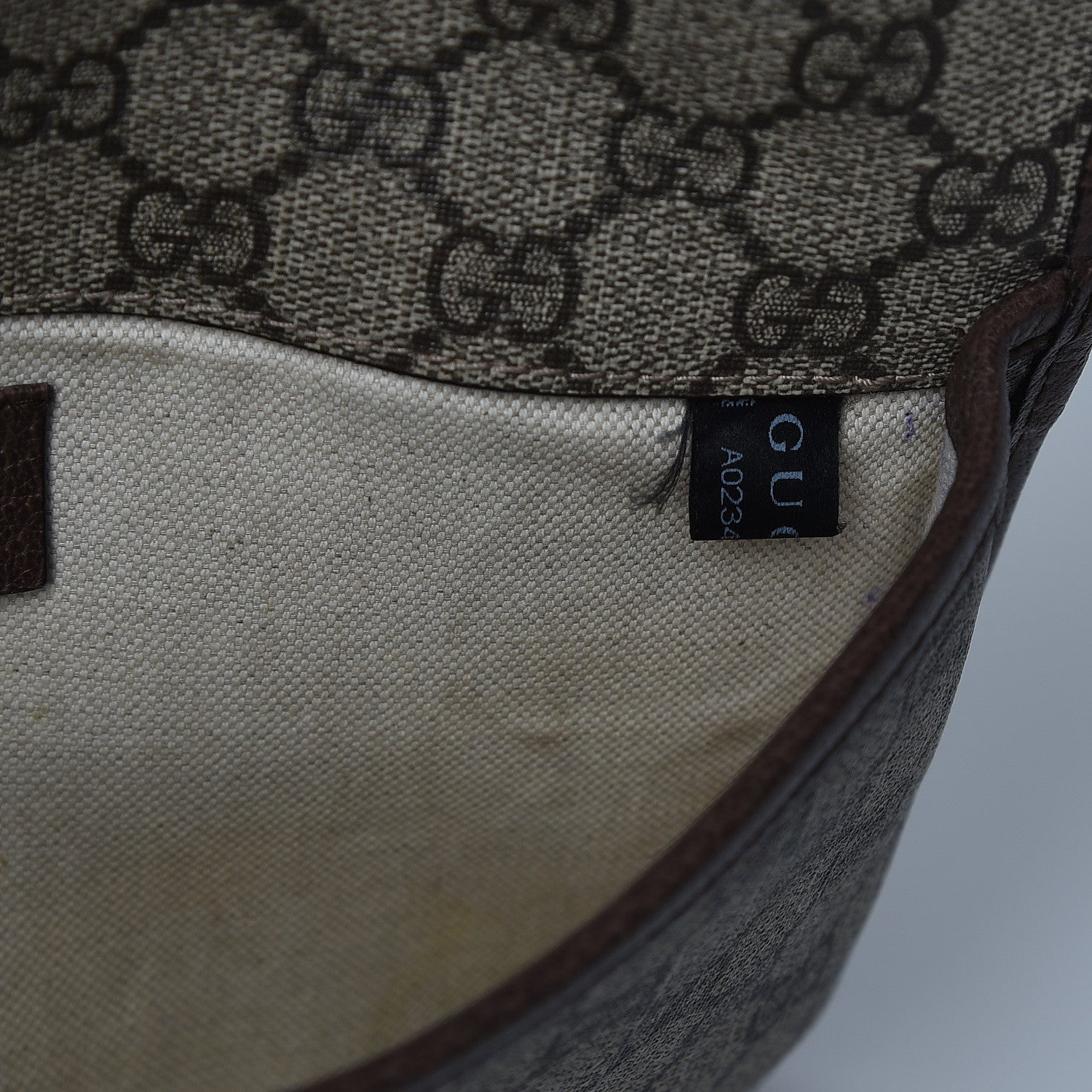 Gucci GG Supreme Monogram Neo Vintage Web Belt Bag Brown 11 of 15