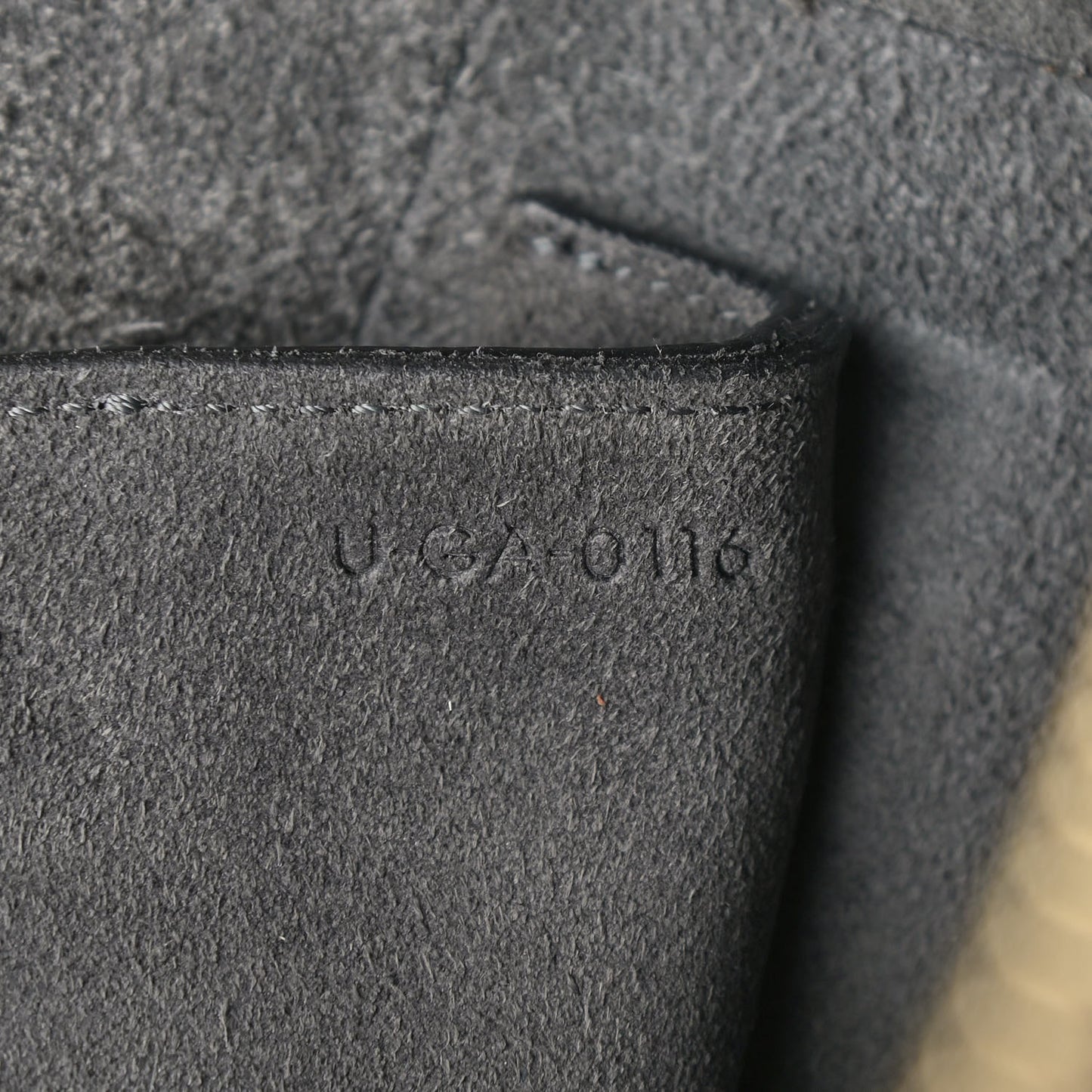 Baby Grained Calfskin Micro Belt Bag Grey