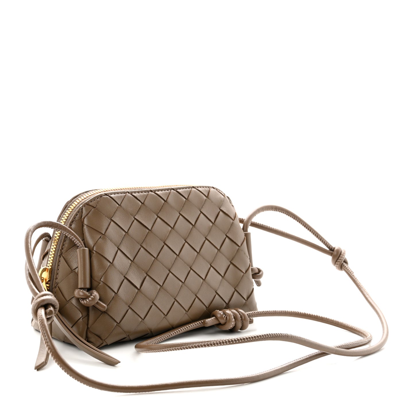 Nappa Intrecciato Concert Pouch Pinecone