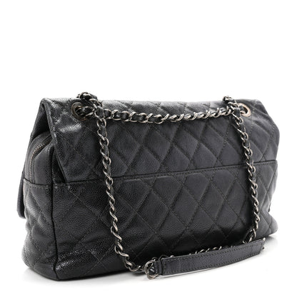 Chanel Iridescent Caviar Quilted Large Chic Flap Grey 3 of 10