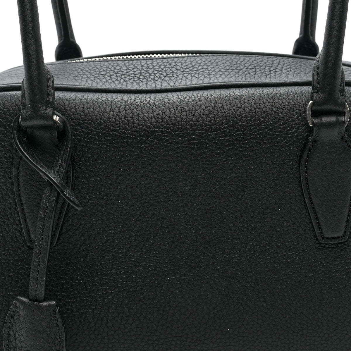 Grained Calfskin Small EW India Black