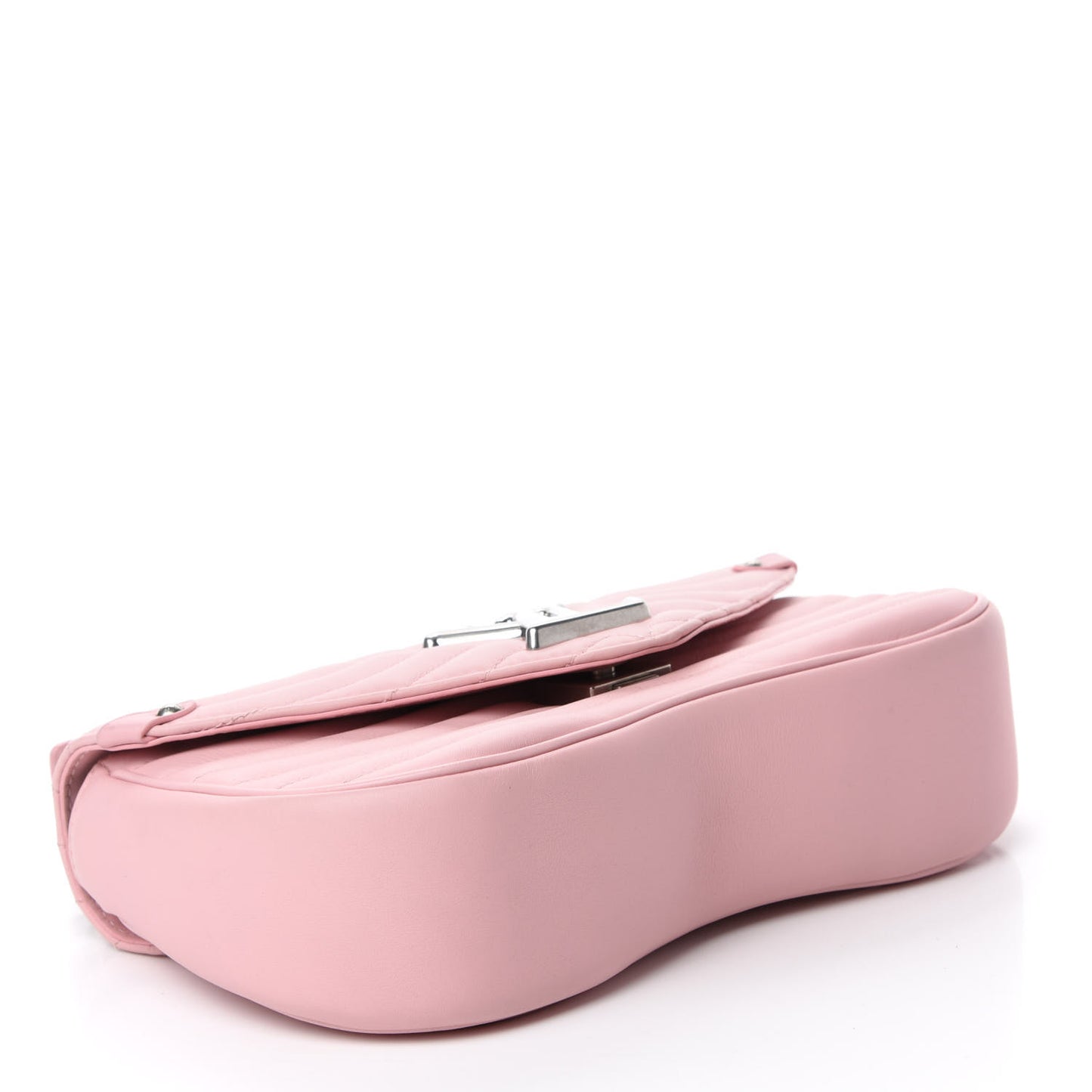 Calfskin New Wave Chain MM Smoothie Pink